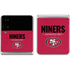 NFL San Francisco 49ers Team Motto Galaxy Z Flip4 5G Skin
